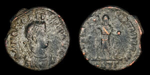 HONORIO 393-423d.C., AE Decargiro, Antioquía